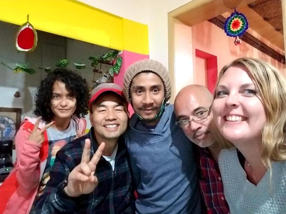 Hostal Azul Puebla Barrio El Alto Bagian luar foto