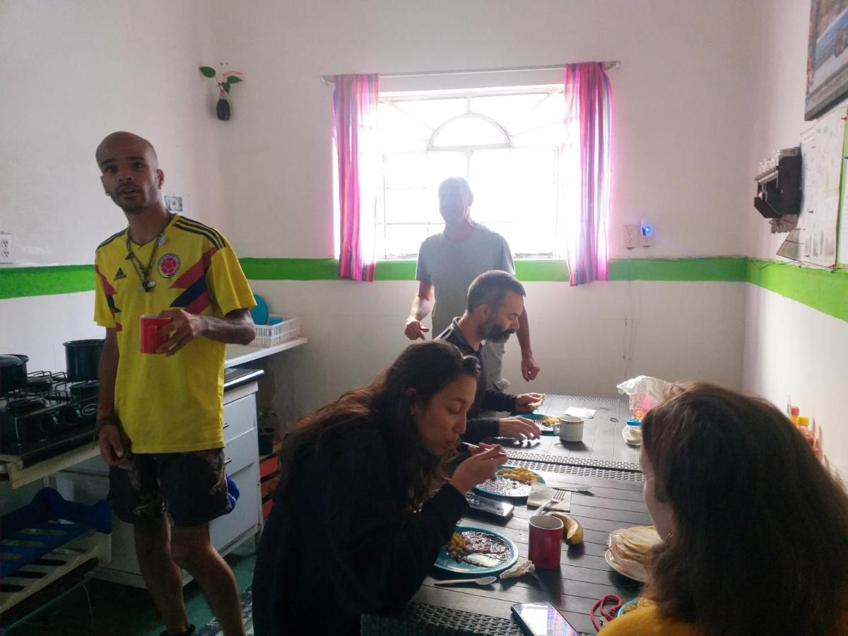 Hostal Azul Puebla Barrio El Alto Bagian luar foto