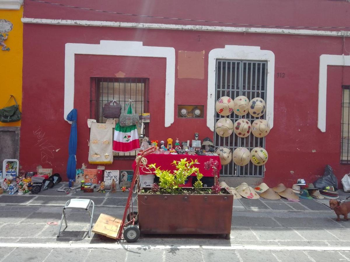 Hostal Azul Puebla Barrio El Alto Bagian luar foto