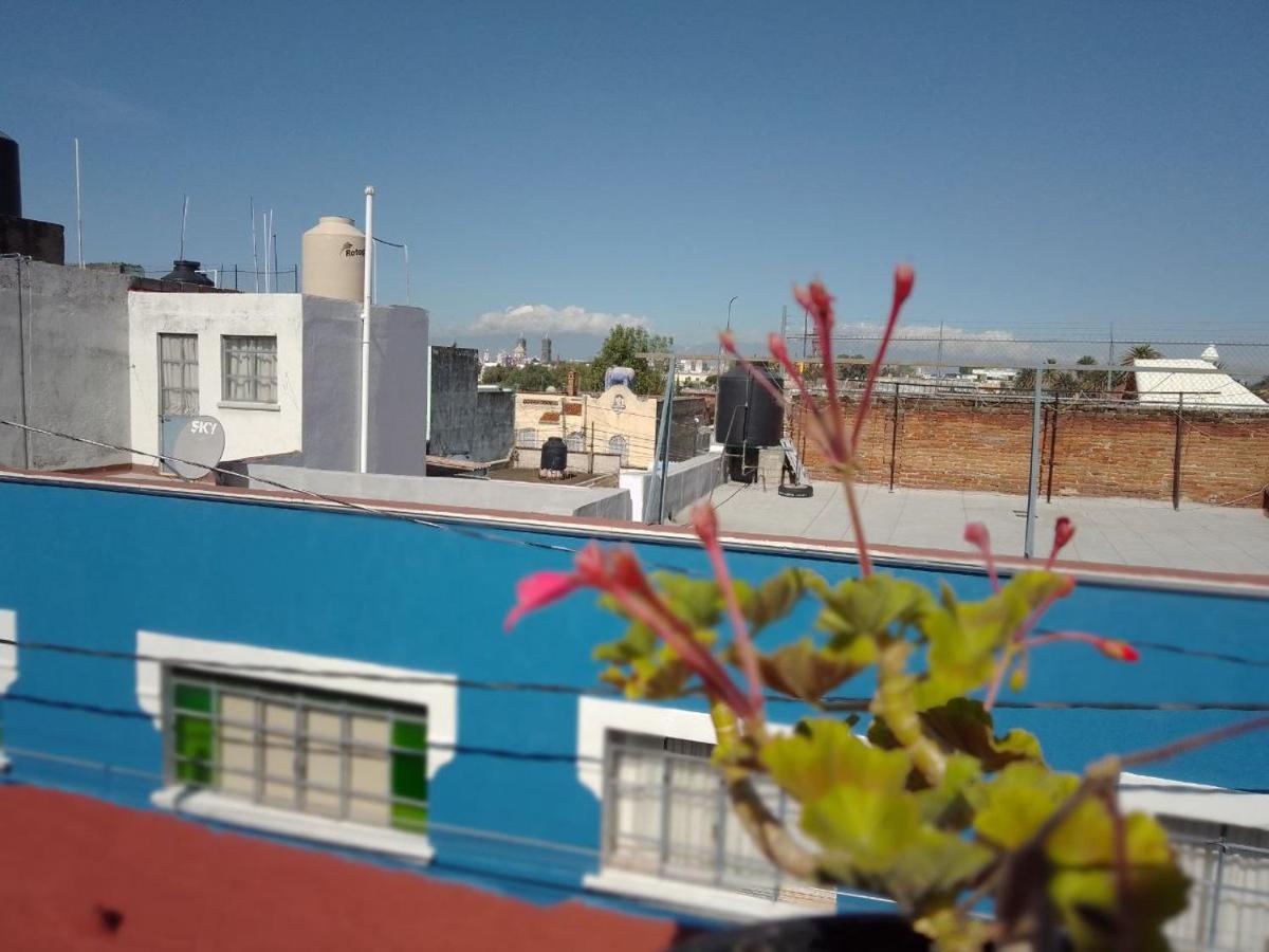 Hostal Azul Puebla Barrio El Alto Bagian luar foto